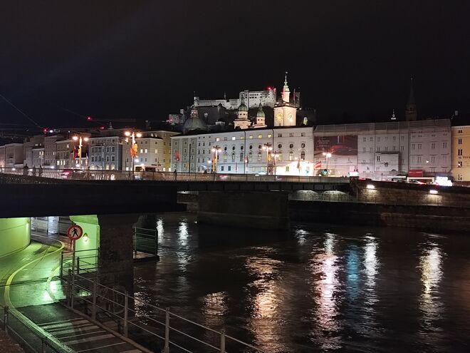 Salzburg bei Nacht