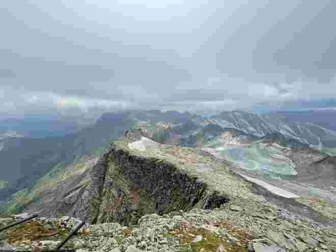 Traurige Gletscherreste am Sonnblick