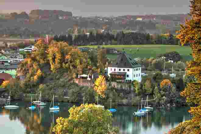 Traumhafter Sonnenuntergang in Mattsee