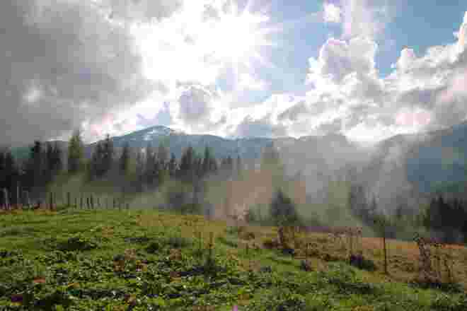 Wolken, Sonne, Nebel, Regen.....auf der Alm