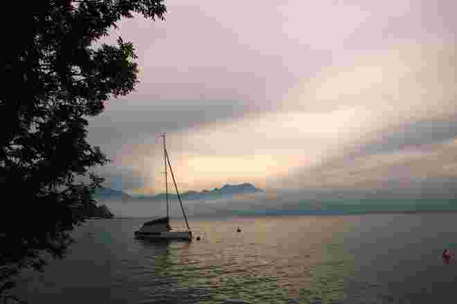 Morgenstimmung am Attersee