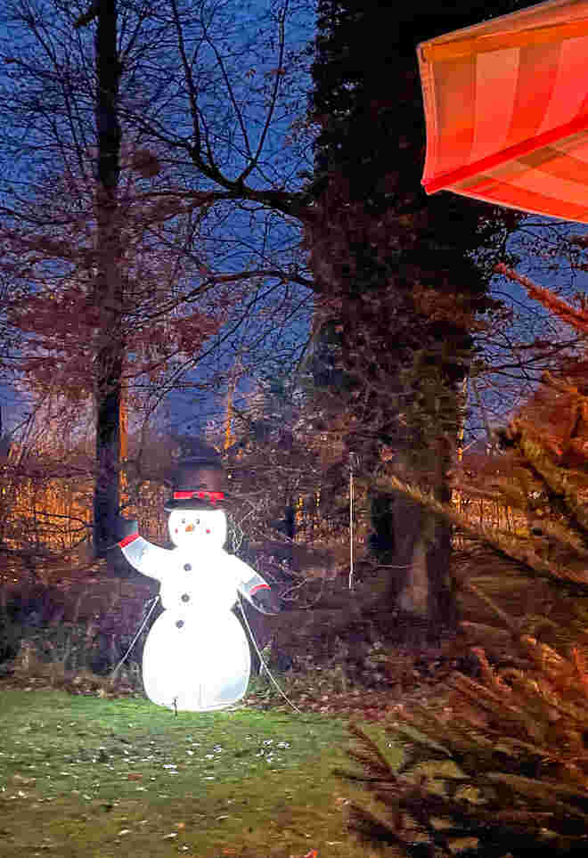 Mann ohne Schnee