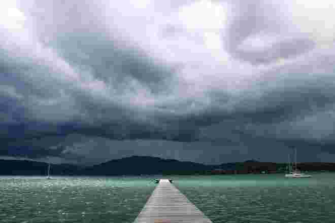 Regenwolken im Anmarsch