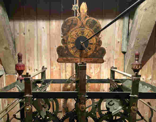 Turmuhrwerk 1780 der Stiftskirche