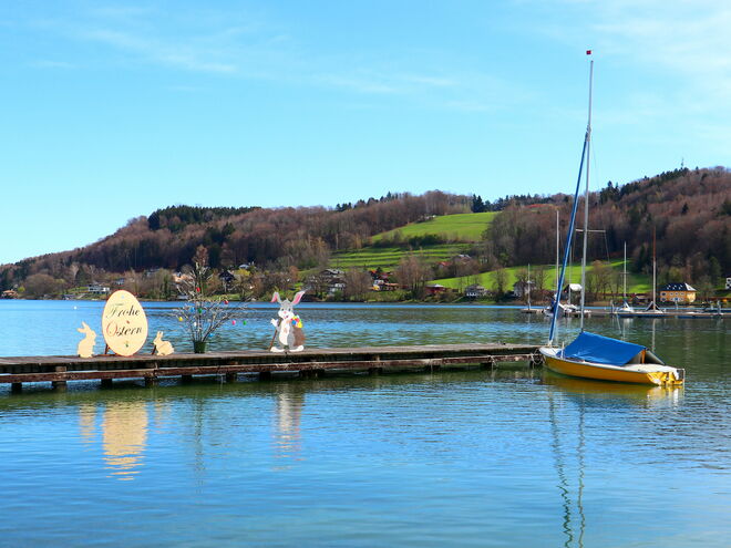 Der Osterhase ist mit dem Boot gekommen