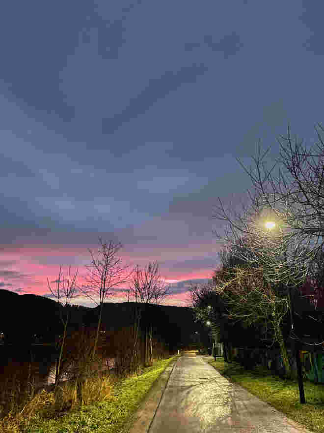 Frühmorgens am Trepplweg