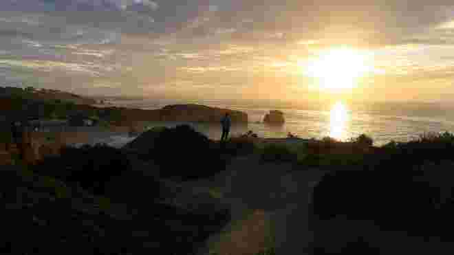 Sonnenaufgang an der Algarve