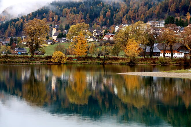 Auch bei wolkigem, nebeligem Wetter ein feiner Anblick
