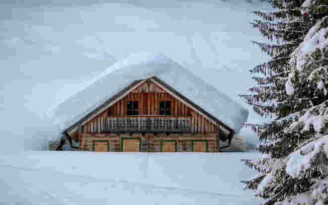Versunken im Schnee