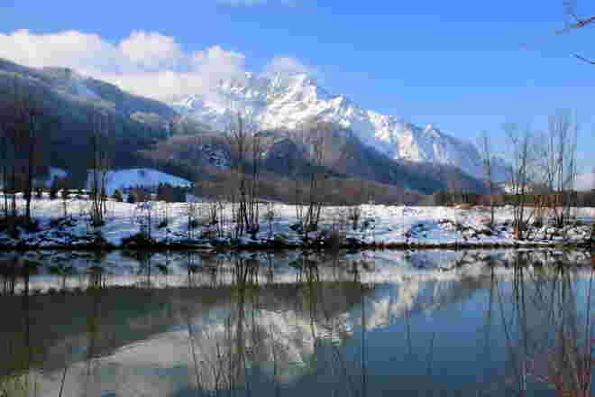 Winterstimmung an der Salzach