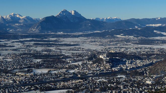  Kälte liegt über der Stadt..