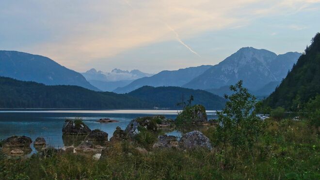 Altausseer -See mit Blick auf den Hohen Dachstein
