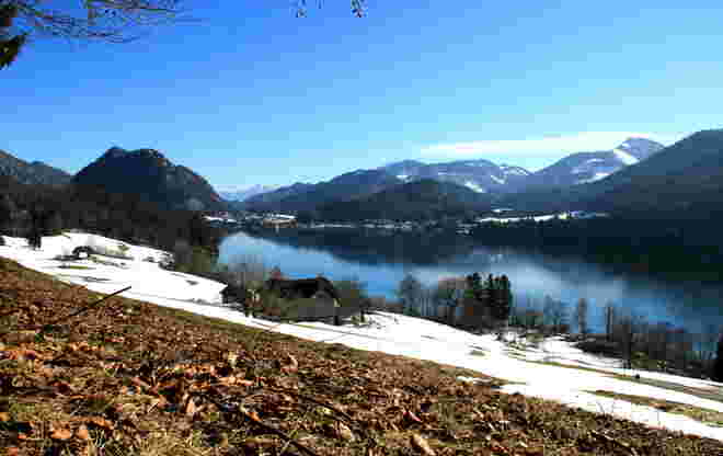 Blick über den unteren Fuschlsee