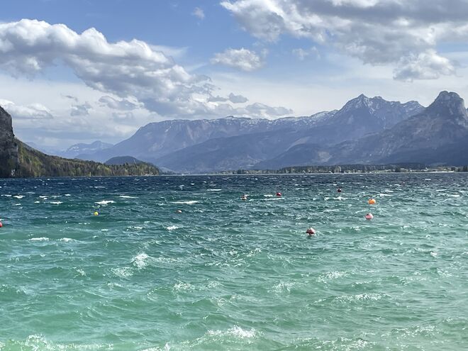 Stürmischer Wolfgangsee