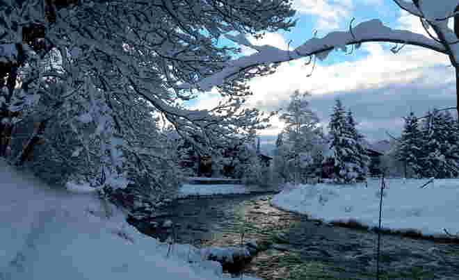 Winterpracht von kurzer Dauer