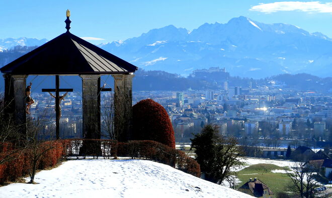 Blick zur Festung Hohen-Salzburg