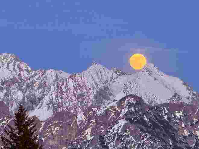 yellow moon