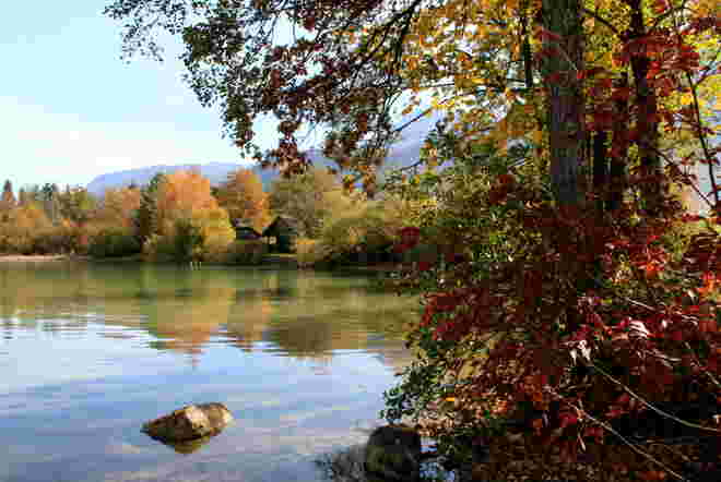 Herbstidylle am Wolfgangsee