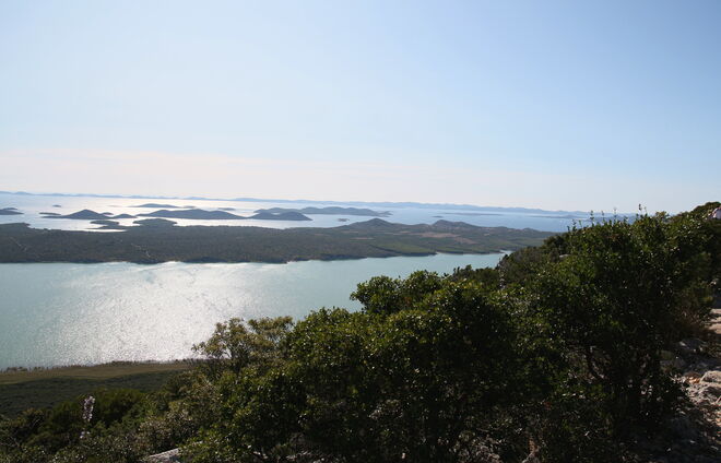 abendlicher Blick über die Inselwelt der Kornaten
