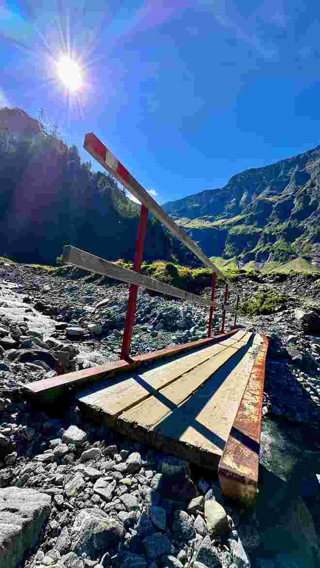 Brücke ins Hochgebirge