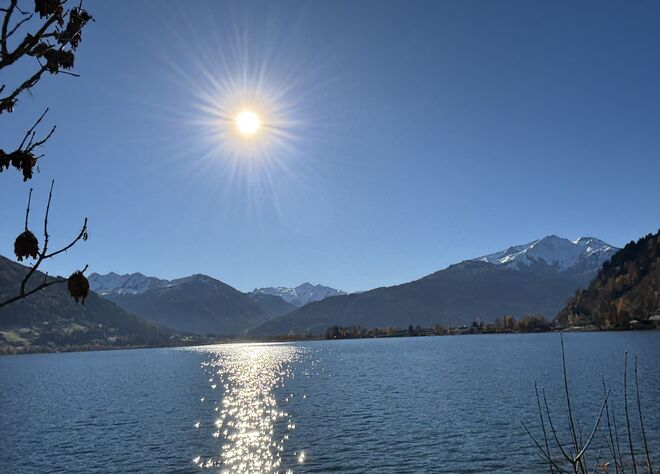 Ein strahlender Tag am Zeller See