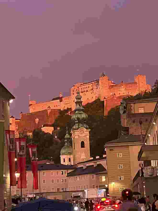 Hohensalzburg in Flammen
