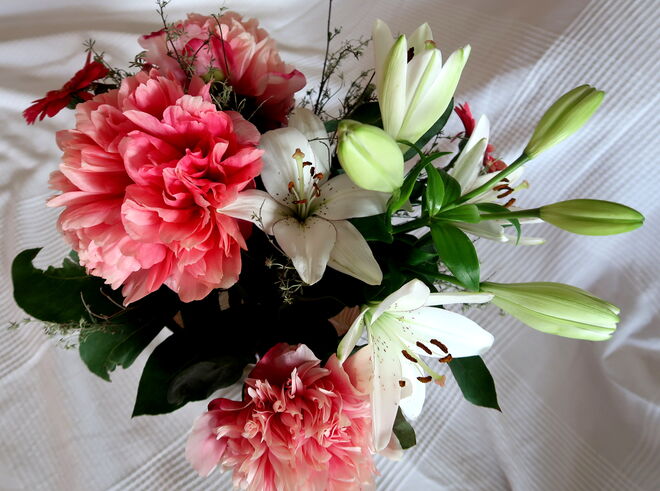 Blumenstrauß, der das Herz erfreut