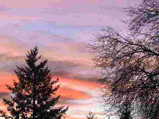 Farbspiel am Himmel