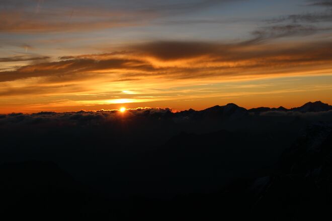 Sonnenaufgang am Sonnblick