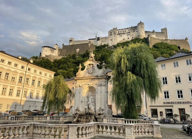 Kapitelschwemme und Festung im Abendglanz