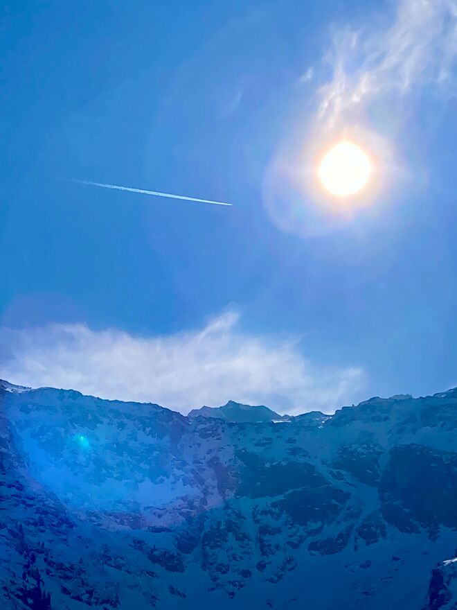 Schneefahnen im Südwind