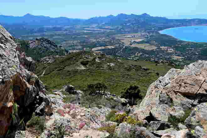 Blick vom Monte d` Ortu 