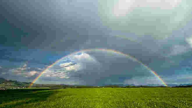 Regenbogen mal zwei
