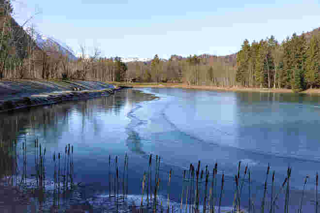 Noch ist der See gefroren...