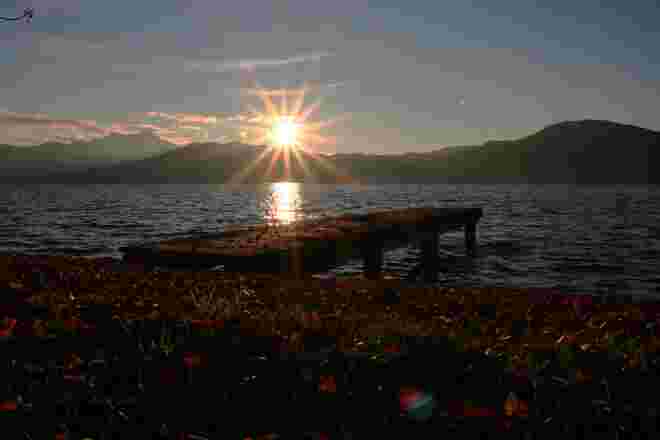 Sonnenuntergang im November