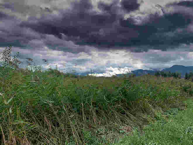 Dunkle Wolken