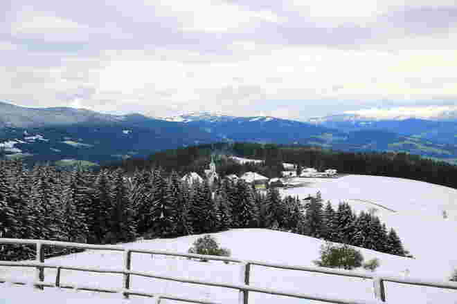 Blick auf St. Anna am Lavantegg