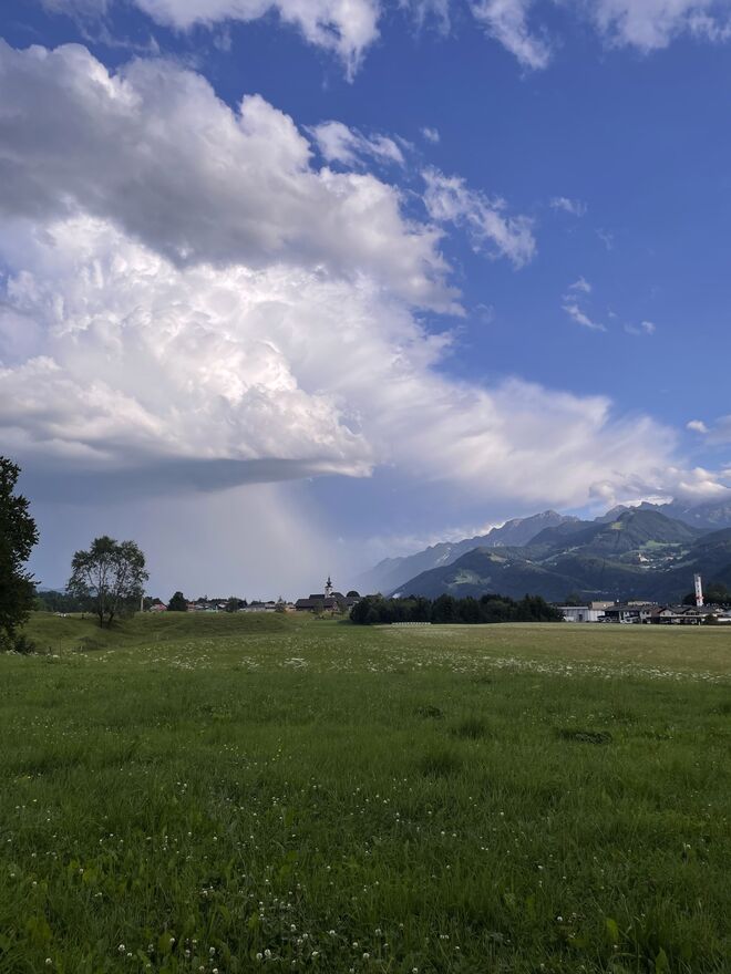 Wolken über Oberalm