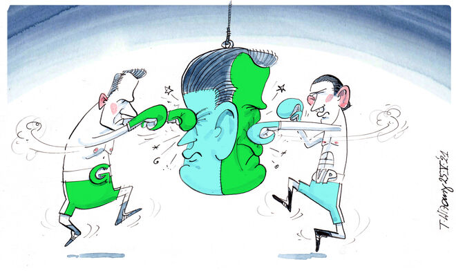 Lockerungs-Übungen . .  .