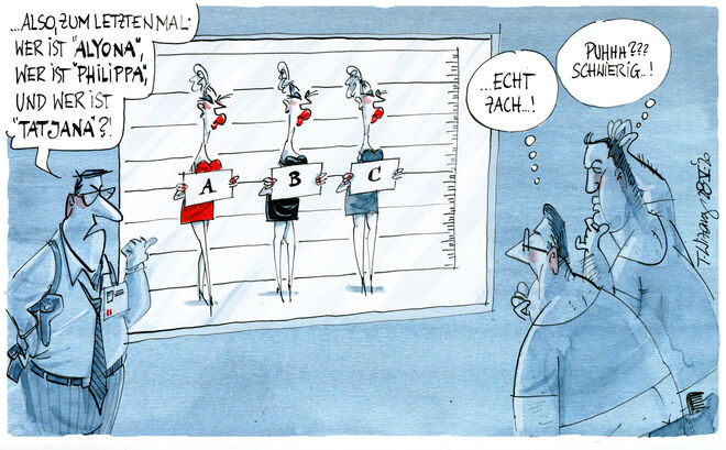 Lockvogel und Beuteschema...