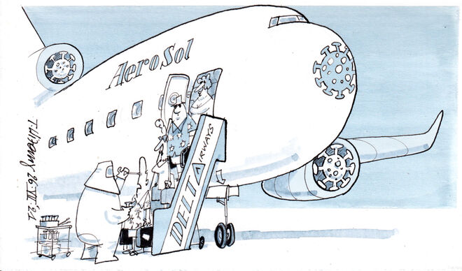 Infektion über den Luftweg . .  .