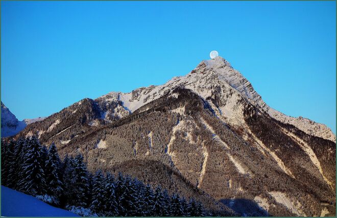 .... als heute der Mond ging .....