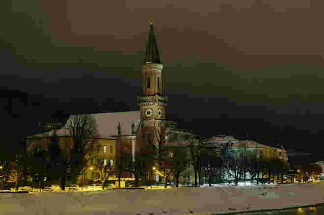 Winterabendspaziergang
