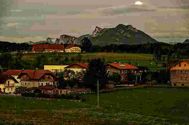 Ein ausnahmsweise trockener Maiabend