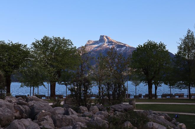 Schafberg im Abendlicht
