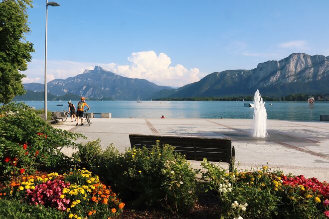 Sommer an der Promenade