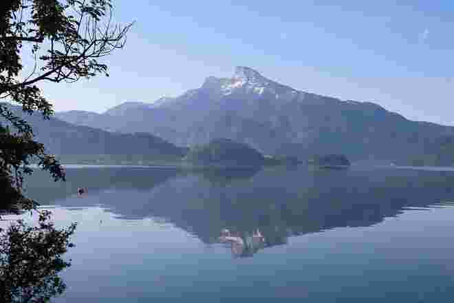 Schafberg im milden Morgenlicht