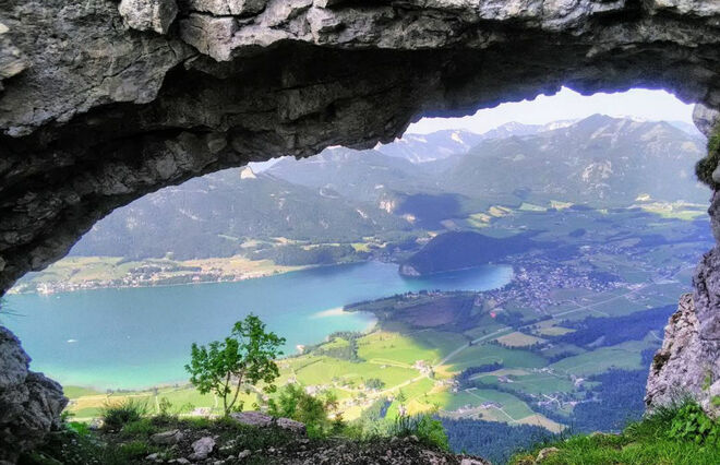 Blick durchs Ofenloch