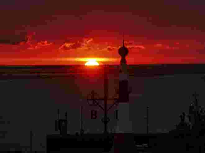 maritimer Sonnenuntergang