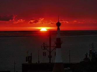 maritimer Sonnenuntergang